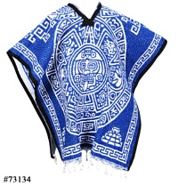 Gaban Rustico Calendario Azteca para Nino Azul