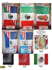 Bandera Grande USA / Mexico Tricolor